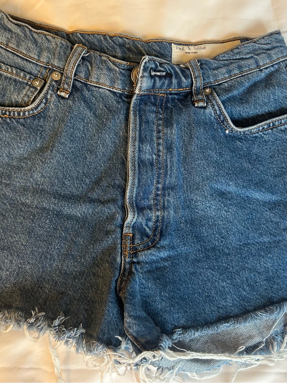 rag & bone Blue Denim Jeans